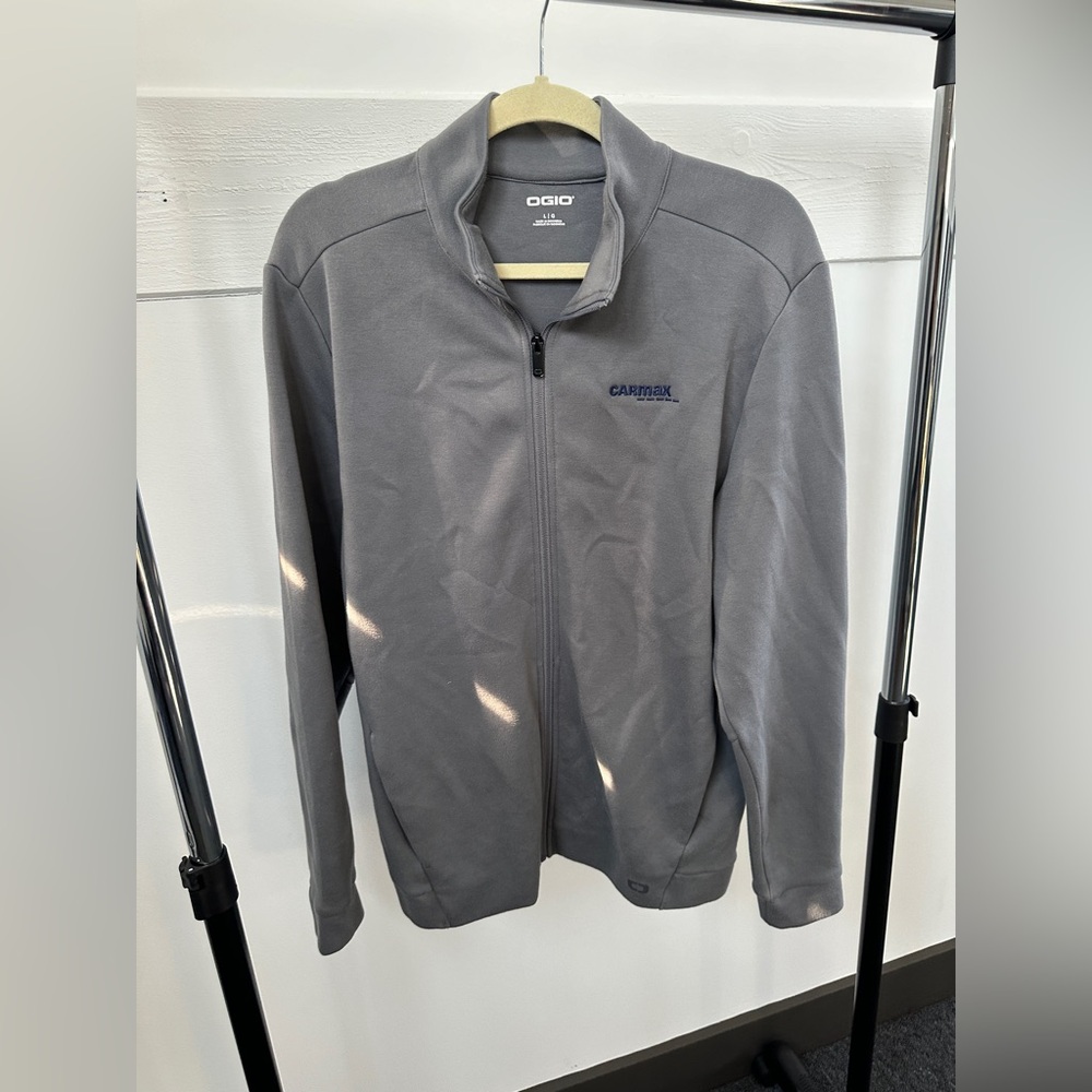 “ Carmax “ OGIO Men's Turbo Grey Bolt Full-Zip